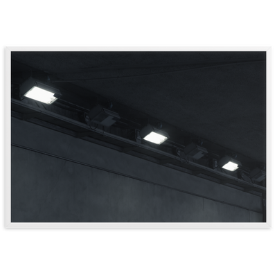 MONACO LAMPS XRAY NEOBRUTALISM 44SBR SDMVH Framed matte paper poster