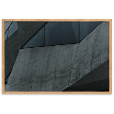 P ARCHITECTURE RAW CONCRETE NEORBUTALISM 2015 44SBR SDMVH Framed matte paper poster