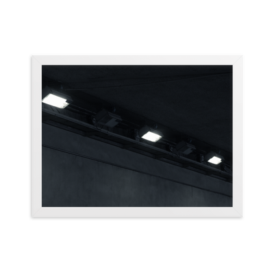 MONACO LAMPS XRAY NEOBRUTALISM 44SBR SDMVH Framed matte paper poster