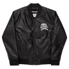 SDMVH skull Leather Bomber Jacket