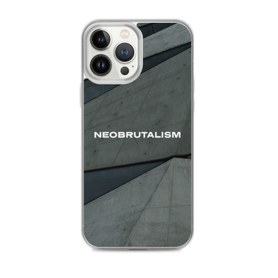 NEOBRUTALISM P ARCHITECTURE RAW CONCRETE II iPhone Case