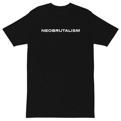 NEOBRUTALISM BLACK Men’s premium heavyweight tee