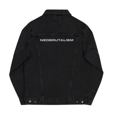 NEOBRUTALISM BLACK Unisex denim jacket