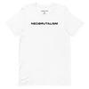 NEOBRUTALISM logo WHITE Unisex t-shirt